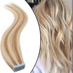 Extensiones adhesivas rubias baratas 30 cms 40g 40 piezas