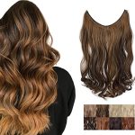 Extensiones sintéticas moreno con hilo 50 cms