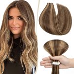 Extensiones Adhesivas Naturales Pelo Humano 30 cms 10 piezas