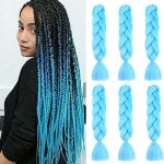 Extensiones Kanakelon varios colores 6 piezas 60 cms