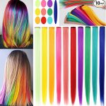 Extensiones para niña con clip 10 colores