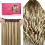 Extensiones Hilo Invisible Pelo Natural 30cm 70g Rubio Dorado