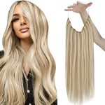 Extensiones de Pelo Natural con Hilo Rubio 35cm 70g