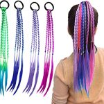 trenzas postizas para niña multicolor