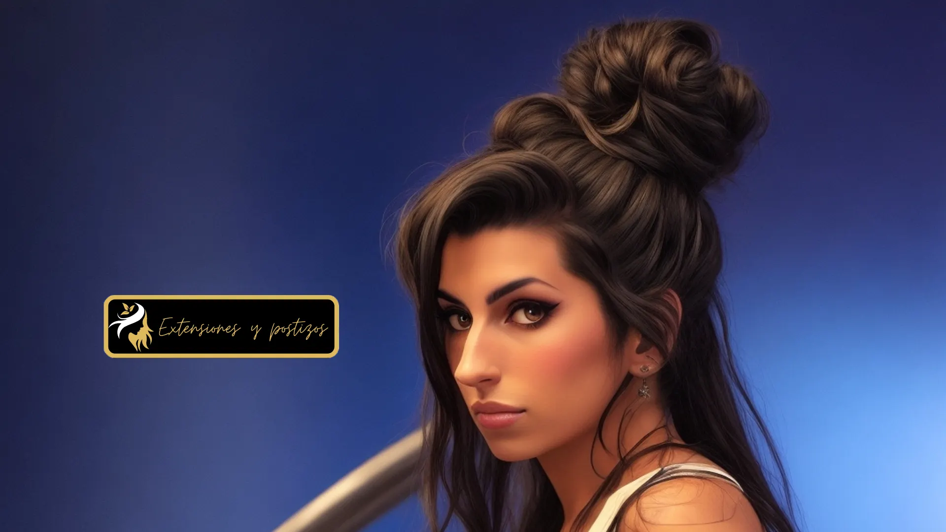 Moño tipo Amy Winehouse paso a paso