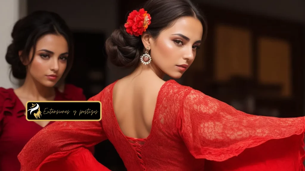 Foto de un Moños de flamenca